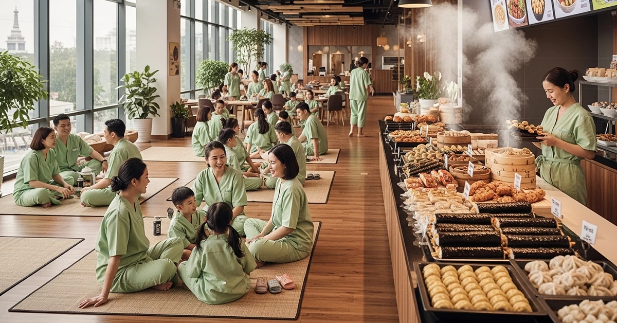 Jjimjilbang Hàn Quốc - Khai Thác "Mỏ Vàng" Từ Mô Hình Kinh Doanh F&B Và Giải Trí Tích Hợp