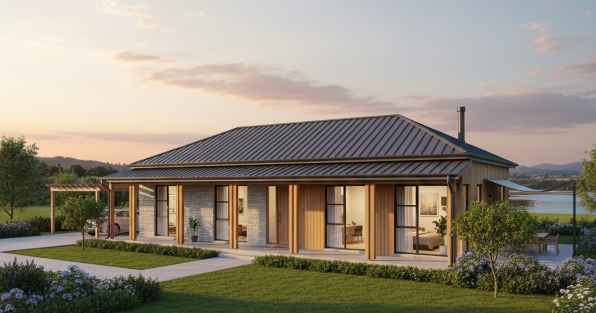 mẫu nhà cấp 4 8x11m 3 phòng ngủ