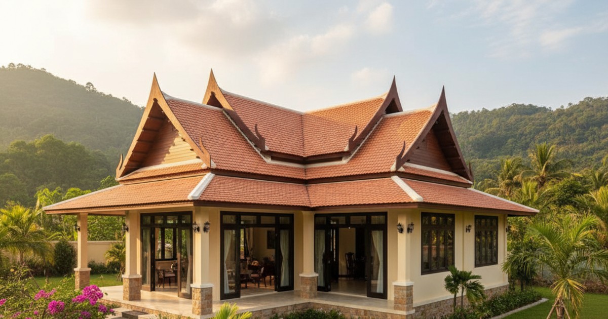 nhà cấp 4 mái thái 110m2