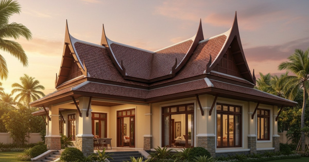 nhà cấp 4 mái thái 130m2