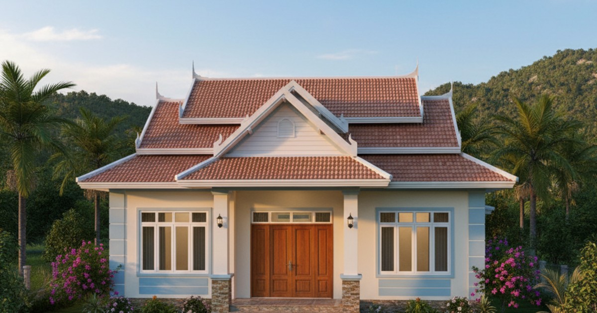 nhà cấp 4 mái thái 250 triệu