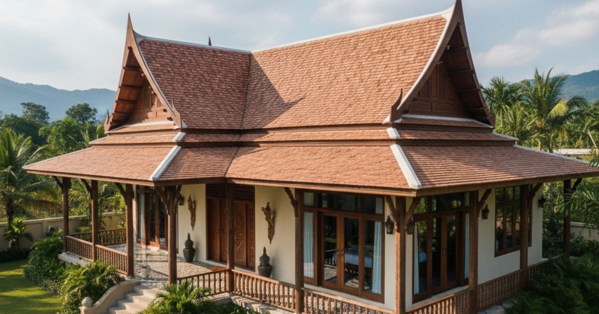 nhà cấp 4 mái thái 3 phòng ngủ 100m2