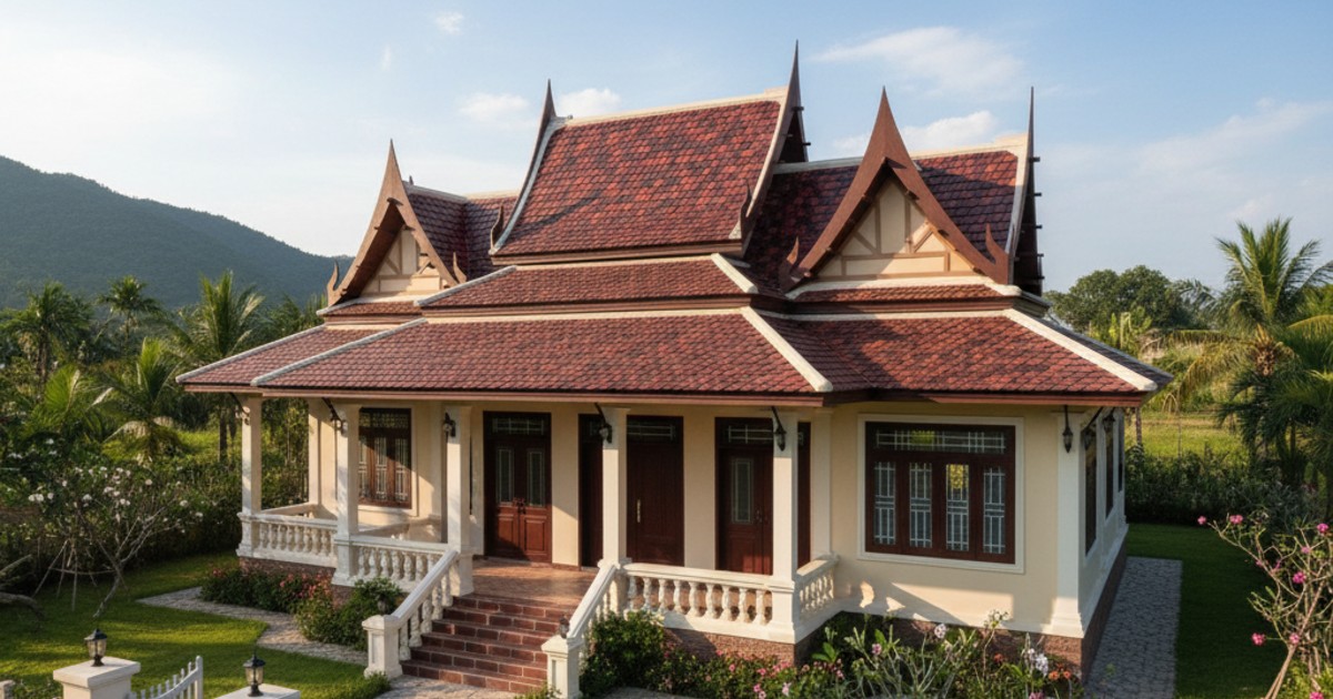 nhà cấp 4 mái thái 3 phòng ngủ 500 triệu